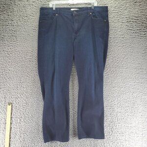Cookie Johnson Jeans Womens 18W Blue Straight Leg Stretch Denim